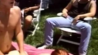 Redhead Wifey Outdoor Cheating On Hubby