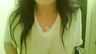 Smoking Hot Brunette Cam Girl ( Busty Winter ) Playing Around With Her Perfect Tits