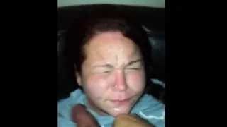 Cum Whore cock slapped on couch with huge messy facial - 2