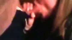 Anne Sucks Cock While Her Dad Waits in Car Outside