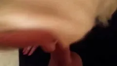 Blowjob And Cum On Wetlook Leggings Ass