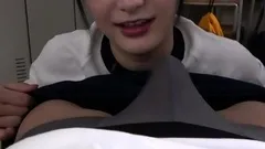 Amateur Asian Lady blowjobs and jerking