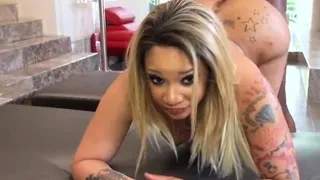 DOWN FOR BBC - Mercedes rides a BBC with huge ghetto booty