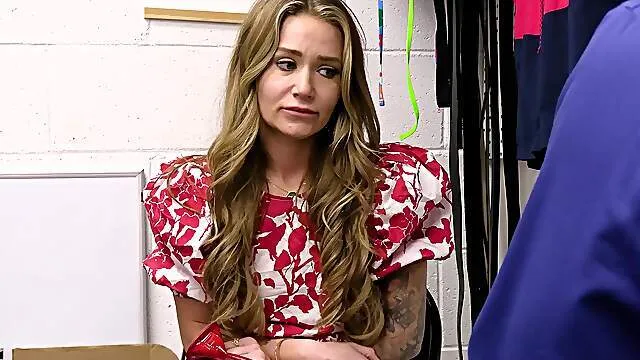 Shoplifter has no other choice but strip and please the man