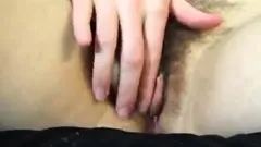 Amateur Cutie Fingers And Toys Her Hairy Beaver