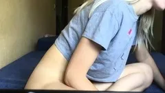 Skater teen nice pussy and anal part 1