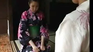 Japan girl punish by her step mum