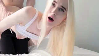 Skinny 45kg Nordic Blonde From The Gym Gets Creampie