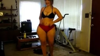 Cumshot amateur MILF suck and jerks dude in the bedroom