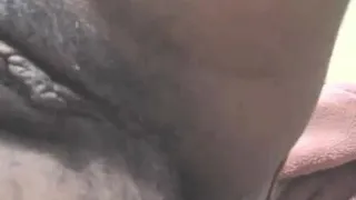 Cummy amateur pussy close up