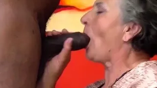 first interracial sex for old grandma