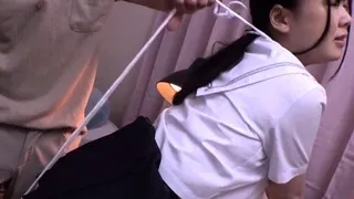 Japanese teens pussy toying