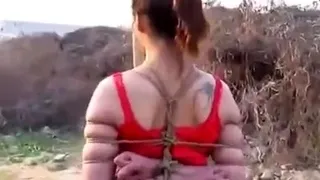 Bdsm bitch toys ass and pierced pussy in fetish hd solo