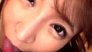 Huge Japan blowjob and handjob POV orgy with a cumshot