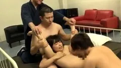 Tokyo hot Japanese group sex creampie