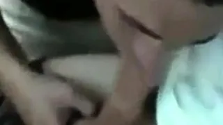 Stroking my cock with car door open to lure in a cocksucker