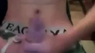 Webcam boy from Newcastle Wanks his Huge Cock