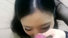 Petite amateur Asian blowjob