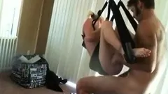 15 Minutes of Pure Rough Fucking Anal on a Swing