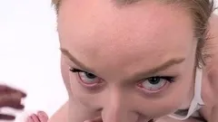 Wholesome blonde amateur makes her first porn