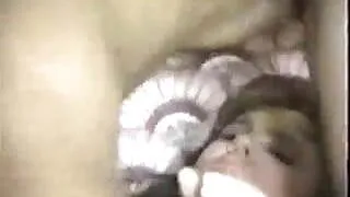 White wife with black man -  Amateur Interracial Home-made