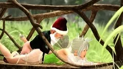 Hot sex! Crazy gnome fucks hard a sexy fairy outdoor