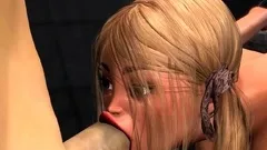 3d dickgirl teacher fucks a cute college girl in restraints