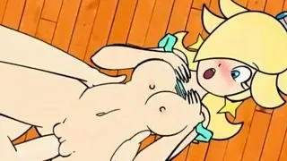 Princess Peach and Mario hentai