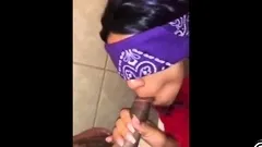 Facial on black girl