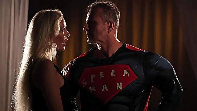 Superb woman devours man's muscular cock like it's nothing