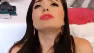 Close up masturbation with big cumshot