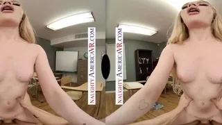 Naughty America - College babe fucks you in the classroom