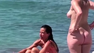 Brunette amateur MILF sucks a fat cock and doggied in public