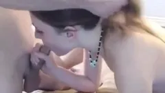 Blonde college girl fucked and cummed on her belly