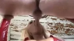 Deutsch Lara Cumkitten in Latex bekommt ihren Arsch gefickt