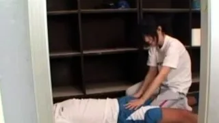 Japanese Teen Fucked at Massage Center