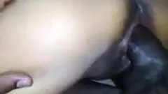 amateur girl with BBC Bull