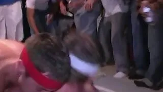 Gay teen trying to cum on boyfriends chest