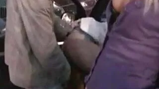 Two Girls Fucked By A Stranger At The Parking 