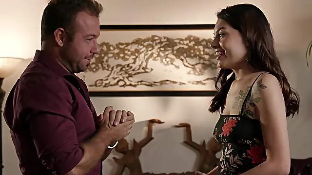 Deep impact for teen's wet cunt in smashing home incest