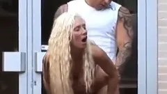 Filthy Blonde Milf Sucking Fucking And Swallowing In Public