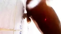 shower wall dildo makes me cum and cum