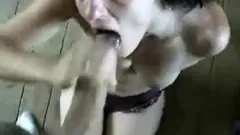 deepthroat mature facial homemade