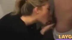 Mile high blowjob
