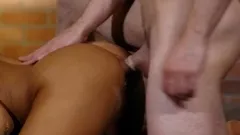 Shemale stripper Khloe Kay gets her ass licked and fucked