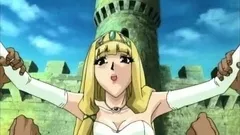 Blonde fragile hentai girl riding horny pecker on the floor