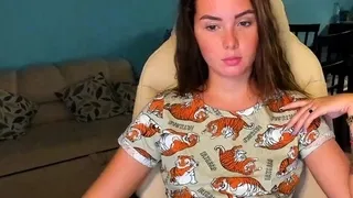 College teens masturbate before sucking strapons