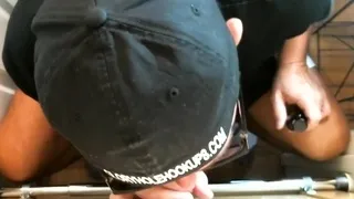 Gloryhole DILF sucking hard dick in POV