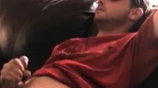 Straight jock dicksucked and tugged by daddy