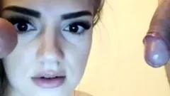 Skinny college teen sucked a friends dick for a camera